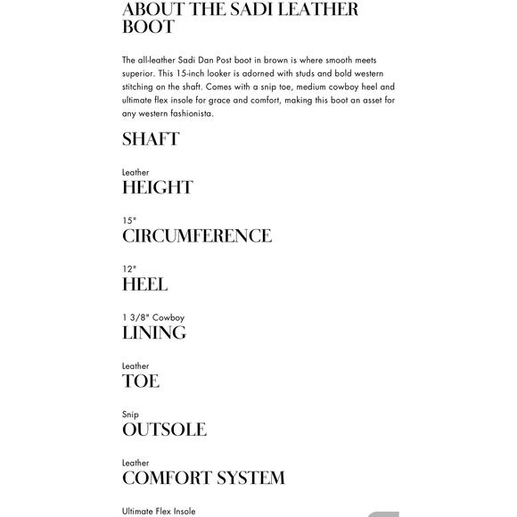 NWT 💠 Dan Post “Sadie” Snip Toe Western Boot 4201
Inside Zipper & V-Back Sz 7.5 - Picture 6 of 16